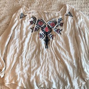Urban outfitters aztec blouse